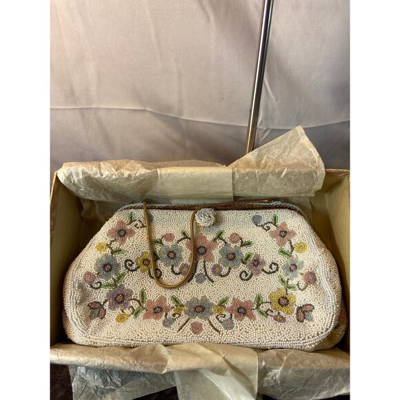 Walborg hand made beaded bag-vintage - Picture 8 of 11